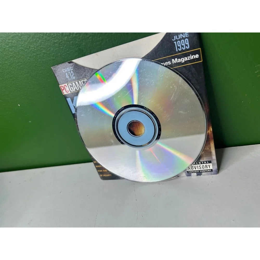 PC Gamer June 1999 Disc 4.12 Kingpin Life of Crime Demo RollerCoaster Tycoon CD